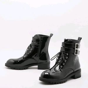 Lace-up Combat Boots